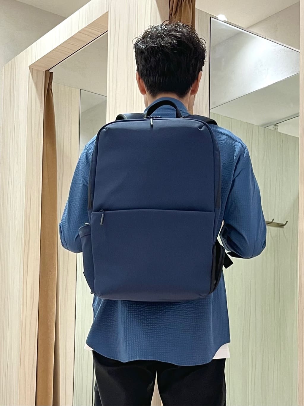 URAさんの「TAKEO KIKUCHI｜【Made in JAPAN】播州織 ストレッチ パンツ」を使ったコーディネート