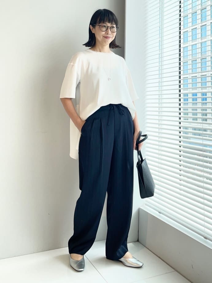 murayamaさんの「INDIVI｜【着る日傘／遮熱／UVケア】ダブルジャケット」を使ったコーディネート