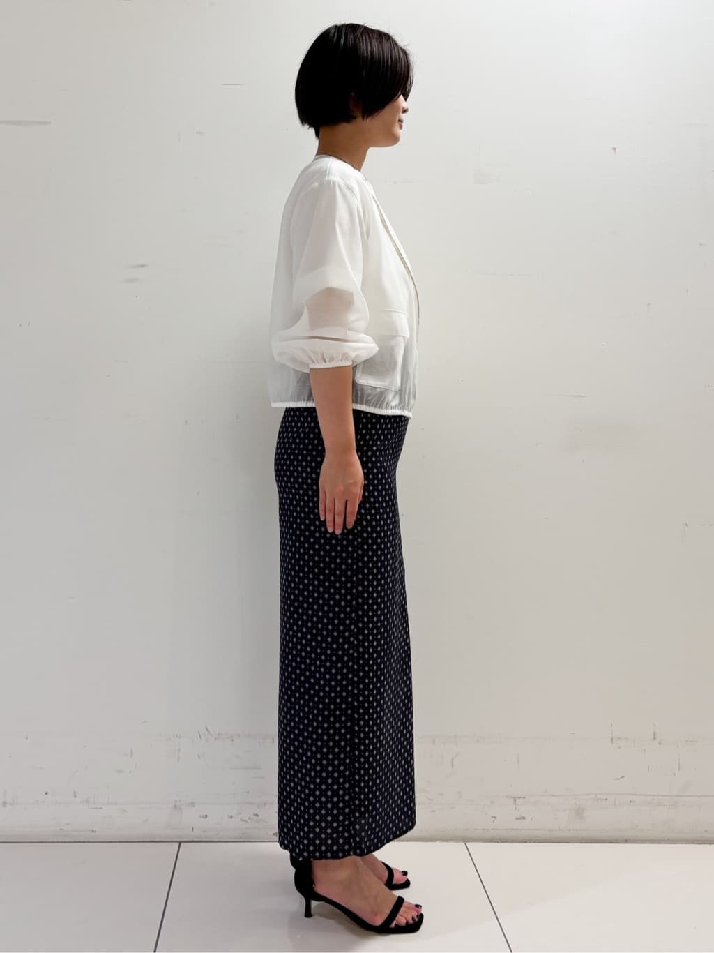 yasukoさんの「COUP DE CHANCE｜【手洗い可／日本製】小紋柄ワイドパンツ」を使ったコーディネート