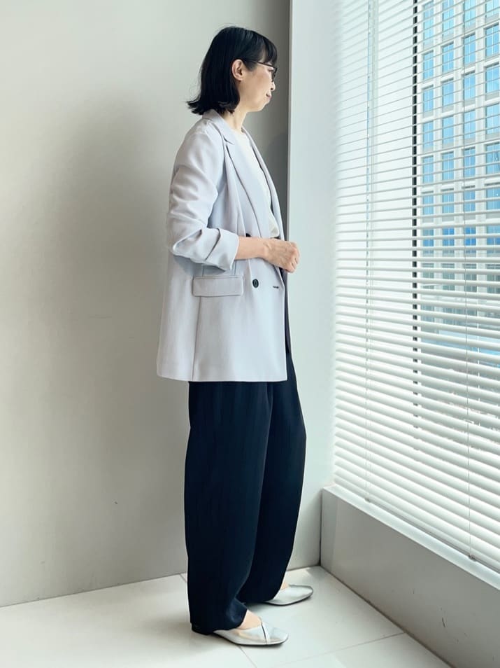 murayamaさんの「INDIVI｜【着る日傘／遮熱／UVケア】ダブルジャケット」を使ったコーディネート