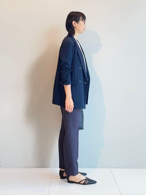 murayamaさんの「INDIVI｜【クールエアー素材／UVケア／吸汗速乾】エアリータックブラウス」を使ったコーディネート