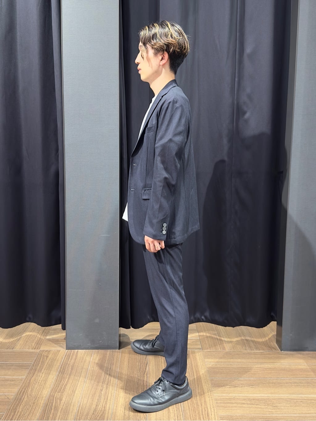 tomoyaさんの「THE SHOP TK｜シャリルジャージ ジャケット　洗濯機OK/吸水速乾/イージーケア/セットアップ可」を使ったコーディネート