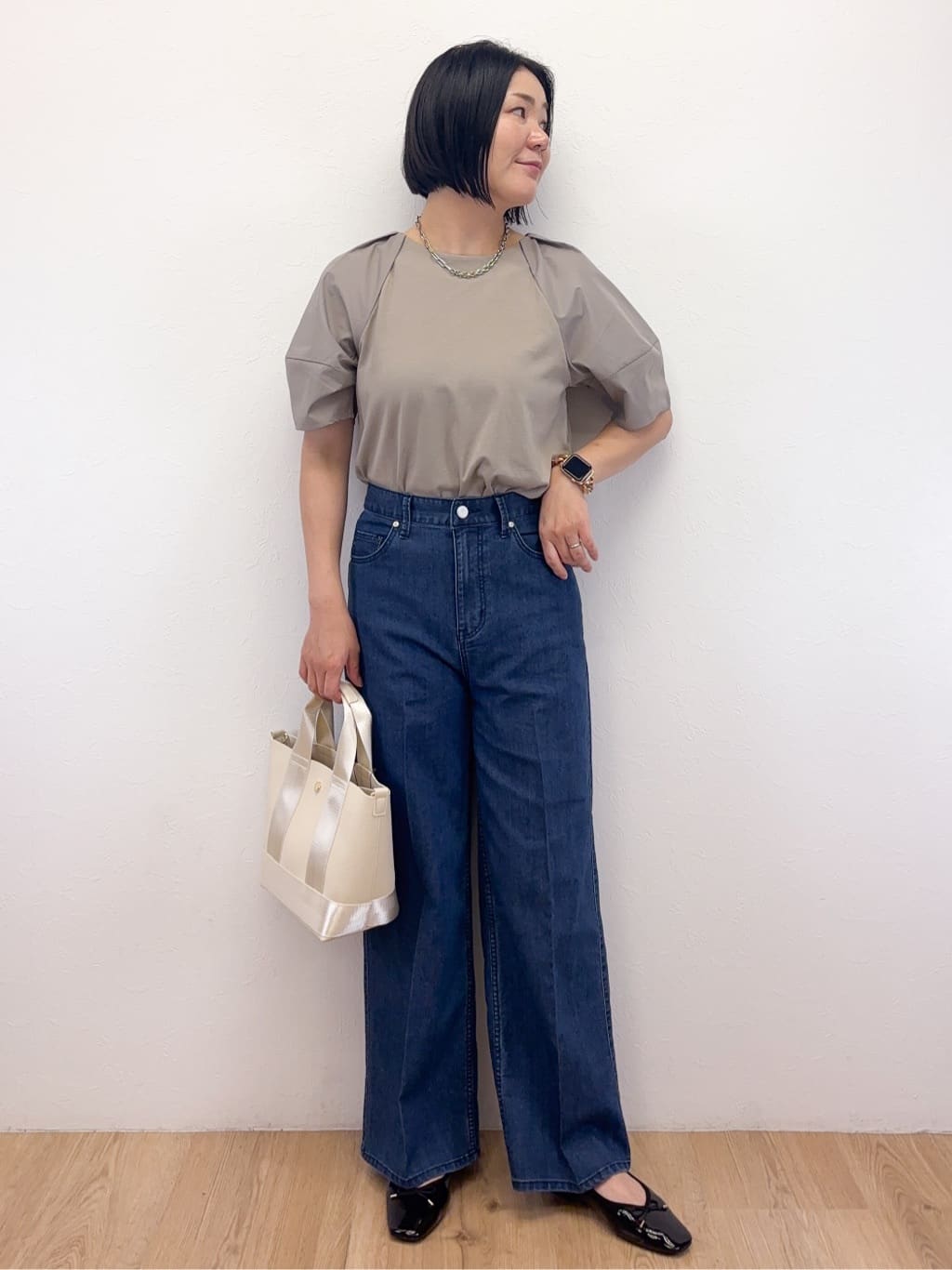 Takeさんの「OPAQUE.CLIP｜【定番/6color】名品フラットバレエシューズ」を使ったコーディネート