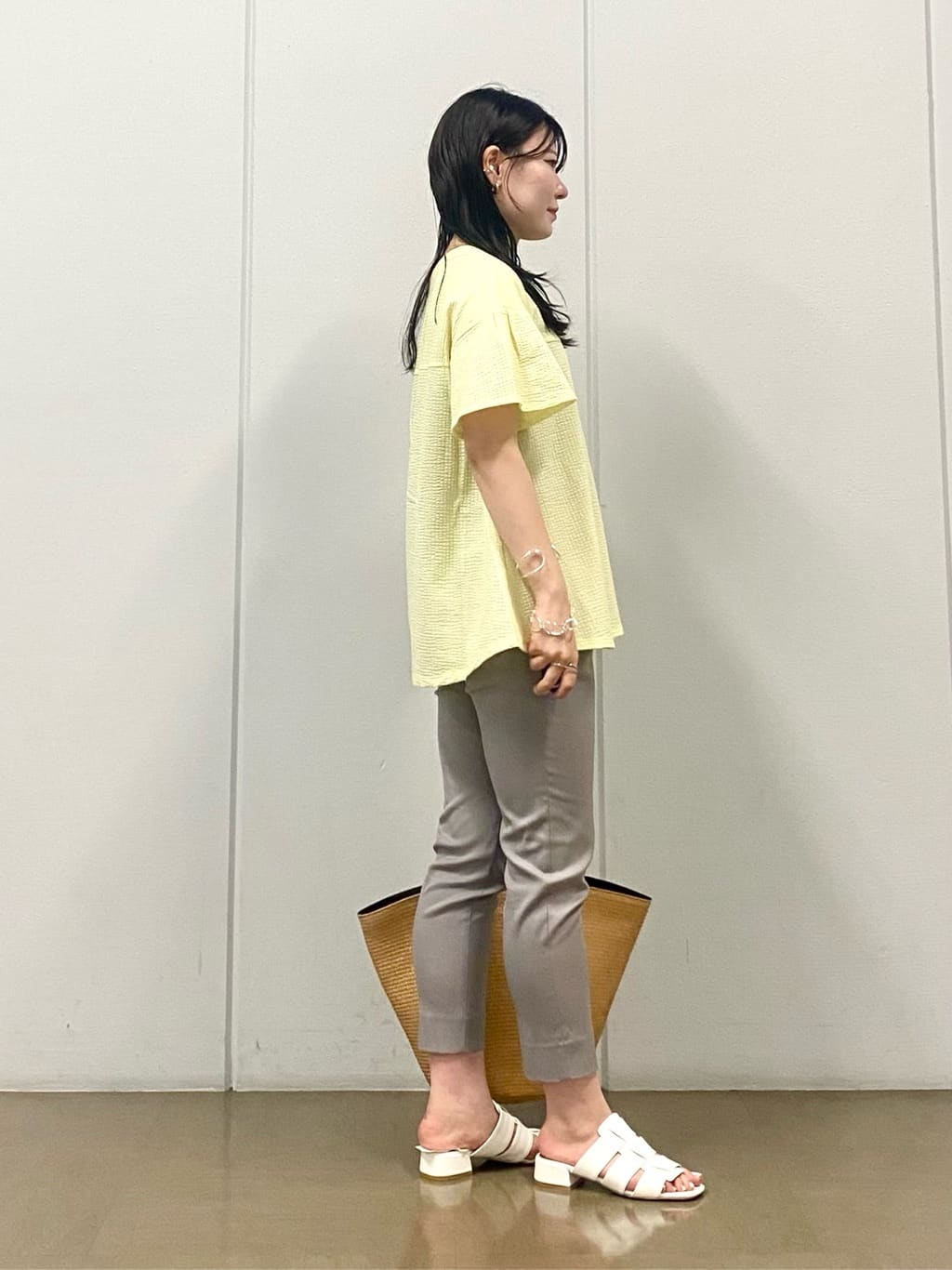 misakiさんの「INDIVI｜スクエアトップロングネックレス」を使ったコーディネート