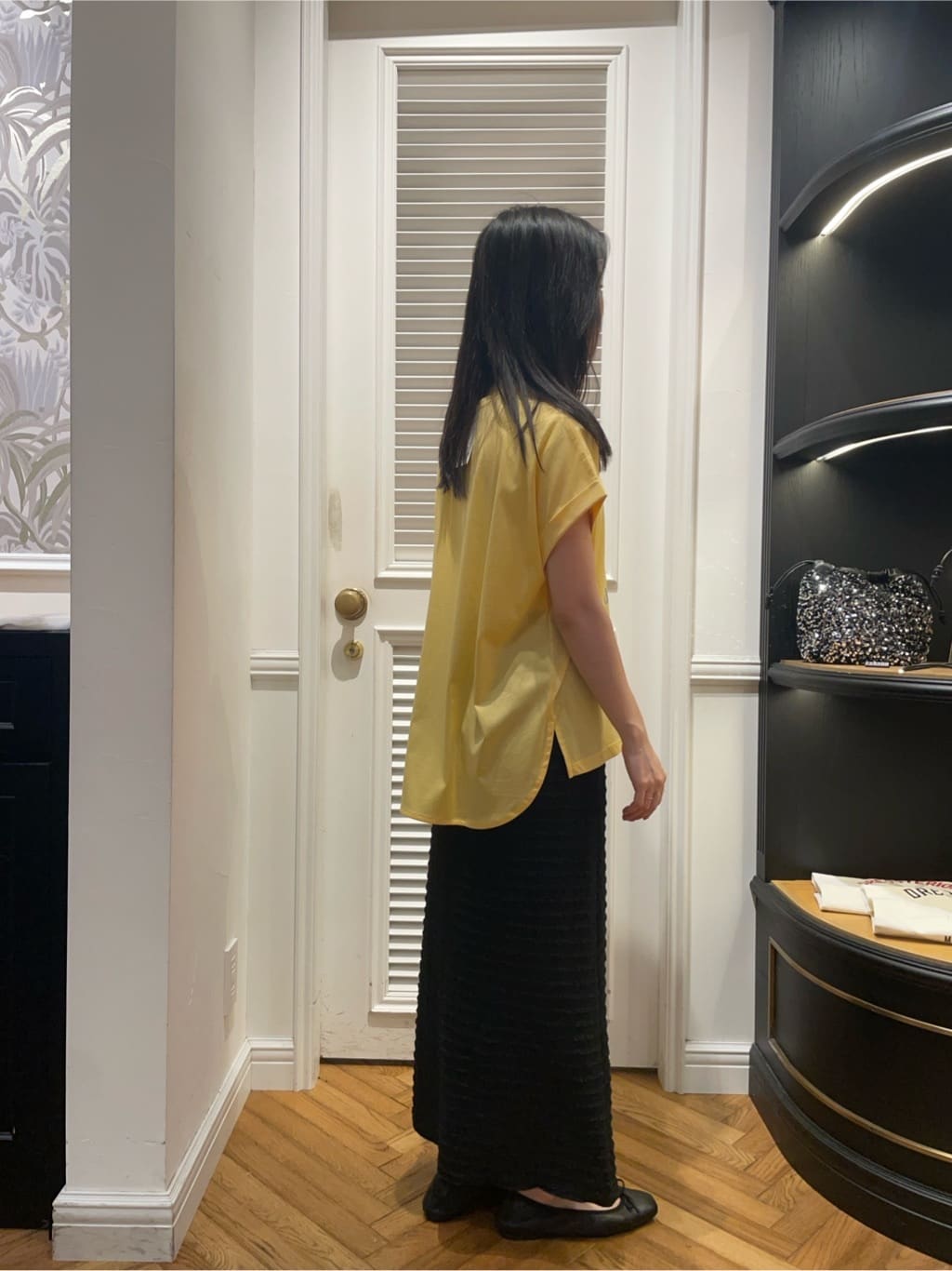 Karinさんの「DRESSTERIOR｜◆ソフトレザーバレエシューズ」を使ったコーディネート