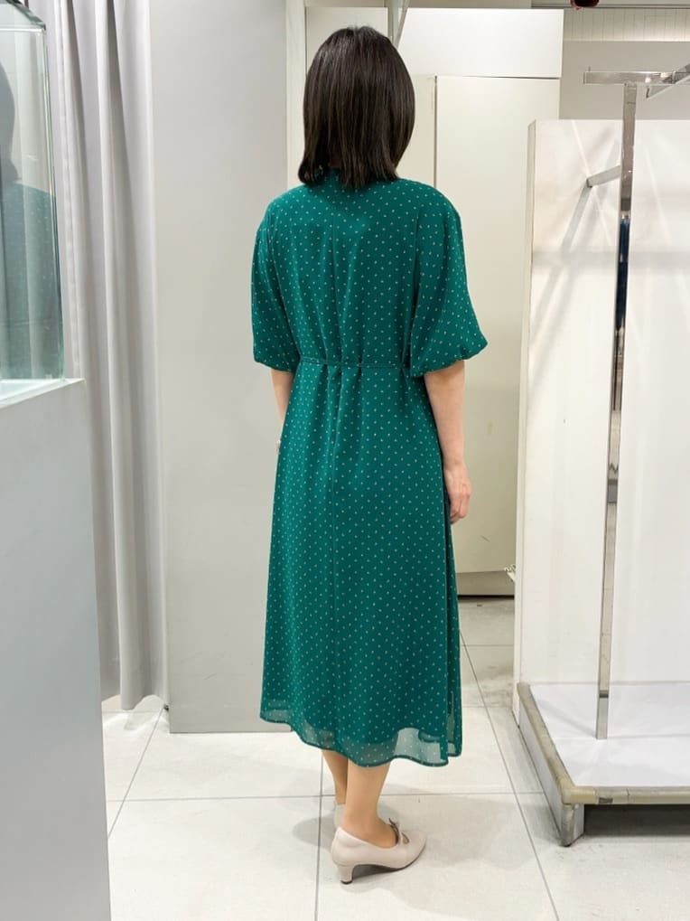 たみちゃんさんの「Reflect｜◆【夏SALE／WEB先行カラーあり／リボン取り外し可／マシンウォッシュ可】コツキ柄プリントワンピー」を使ったコーディネート