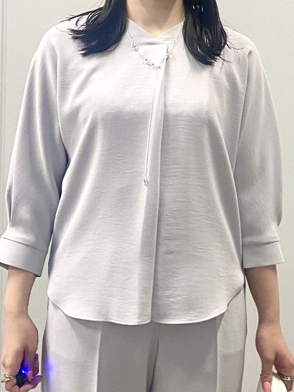 misakiさんの「INDIVI｜【着る日傘／遮熱／UVケア】ワイドパンツ」を使ったコーディネート