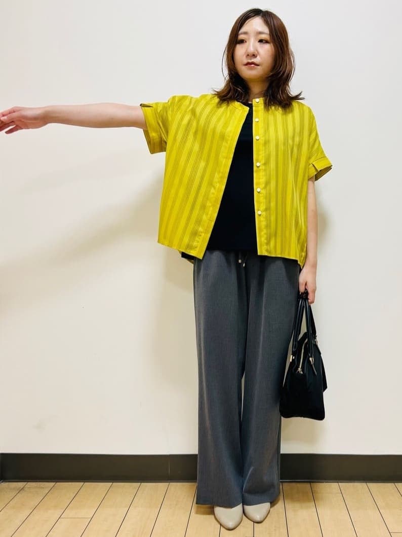 miiiさんの「Reflect｜【洗える】ドビーストライプブラウス」を使ったコーディネート