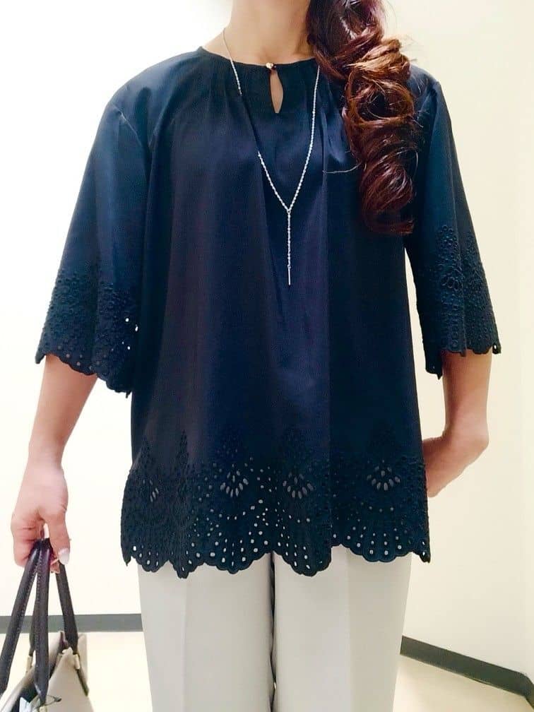 花さんの「Reflect｜【マシンウォッシュ可】リネンライクフレアパンツ」を使ったコーディネート