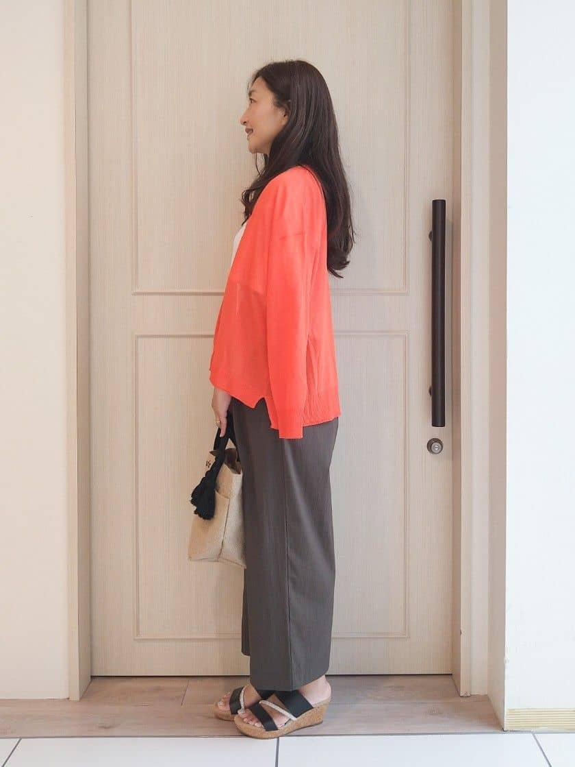 mi-saさんの「SHOO･LA･RUE｜【着丈選べる】触れる度ひんやり ゆるきれい イージーワイドパンツ」を使ったコーディネート