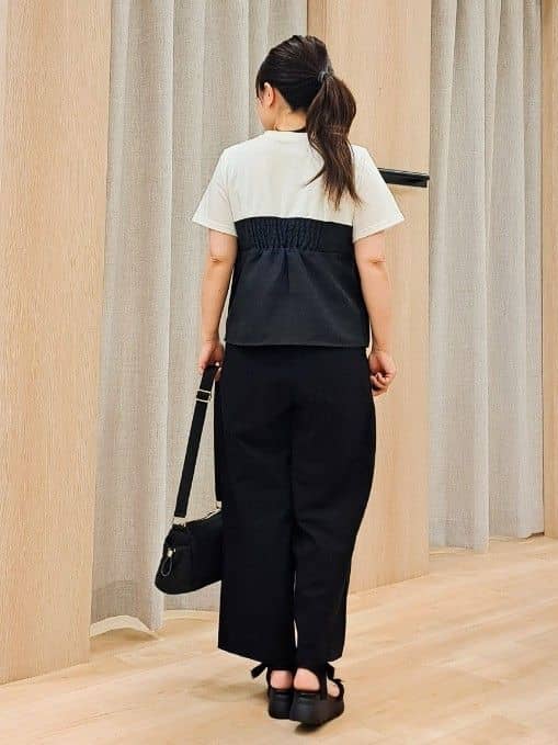 ふるさんの「grove｜サマーハイパーストレッチワイドパンツ」を使ったコーディネート