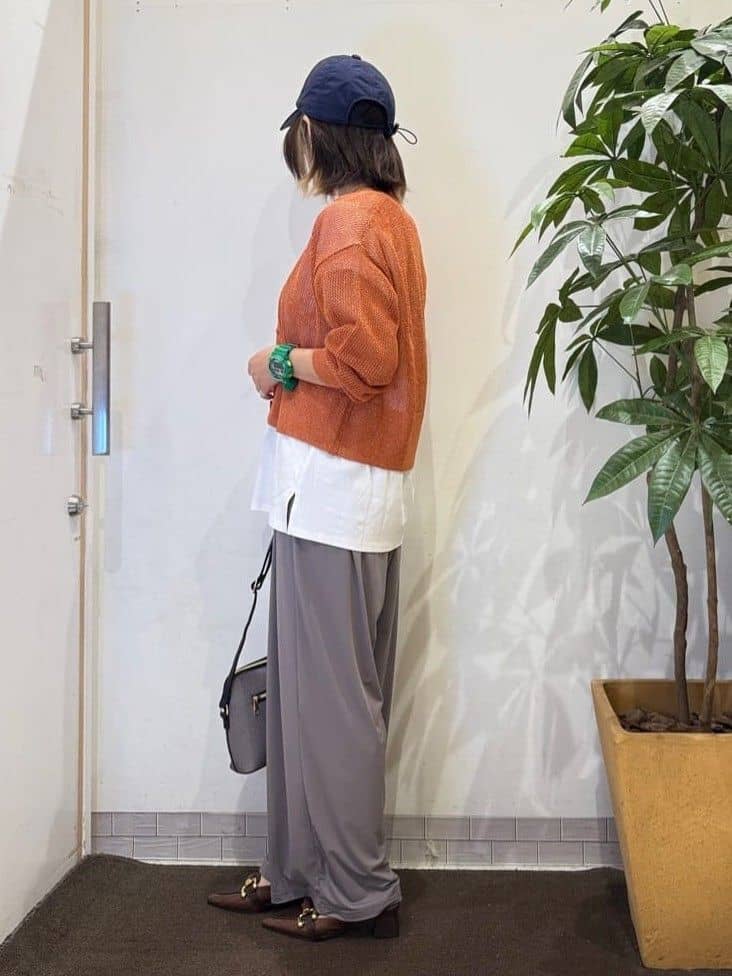 misakiさんの「SHOO･LA･RUE｜キラッと光るラメとスパンコールが印象的 メッシュカーディガン」を使ったコーディネート