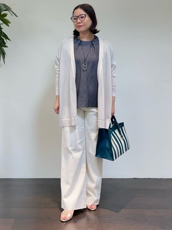 Asamiさんの「UNTITLED｜ビッグオーバルネックレス」を使ったコーディネート