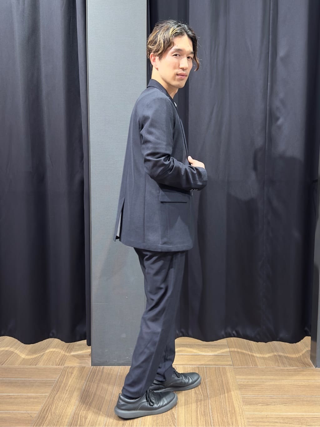 tomoyaさんの「THE SHOP TK｜シャリルジャージ ジャケット　洗濯機OK/吸水速乾/イージーケア/セットアップ可」を使ったコーディネート