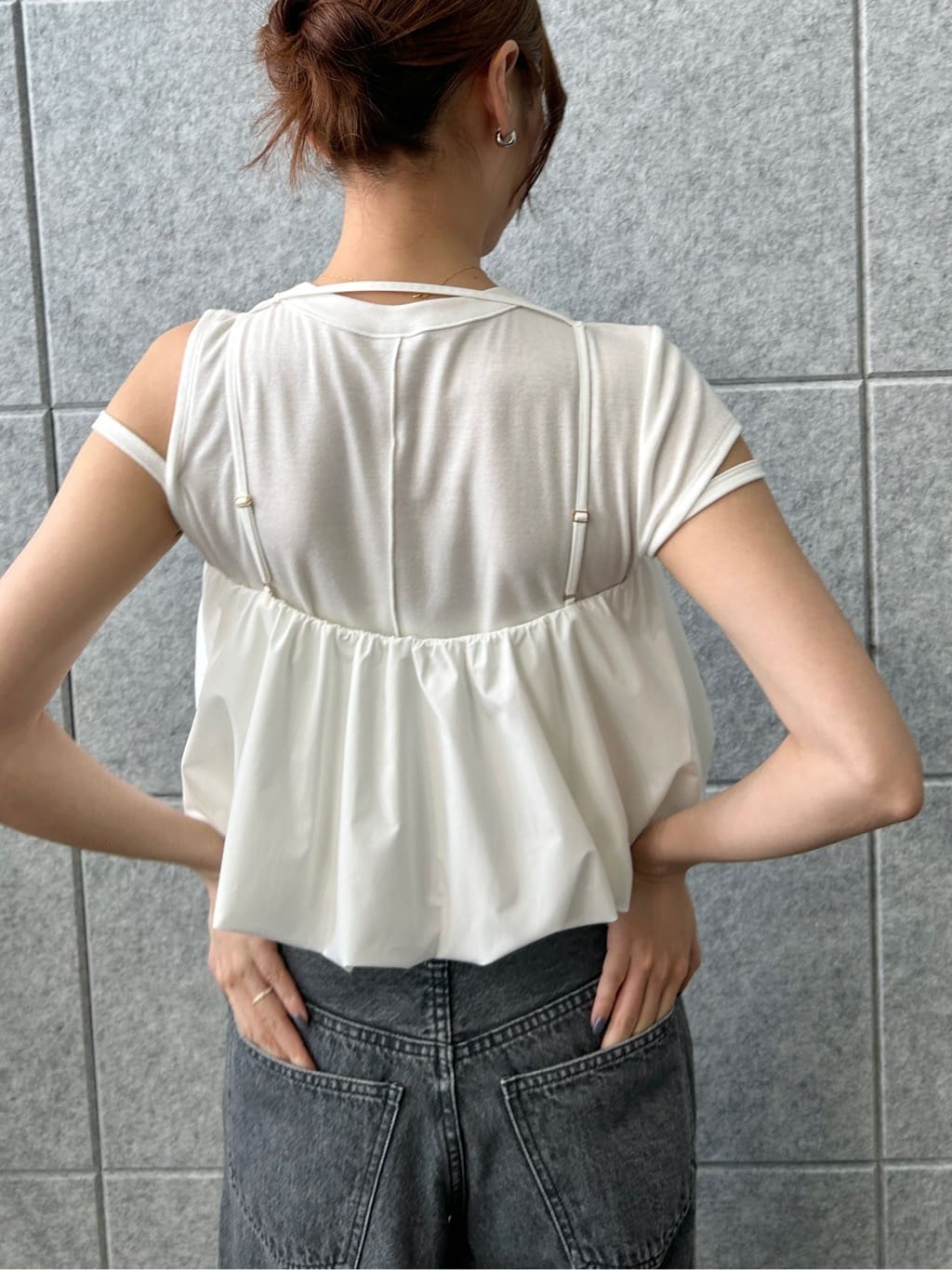 harunaさんの「CODE A｜compact edge tee」を使ったコーディネート