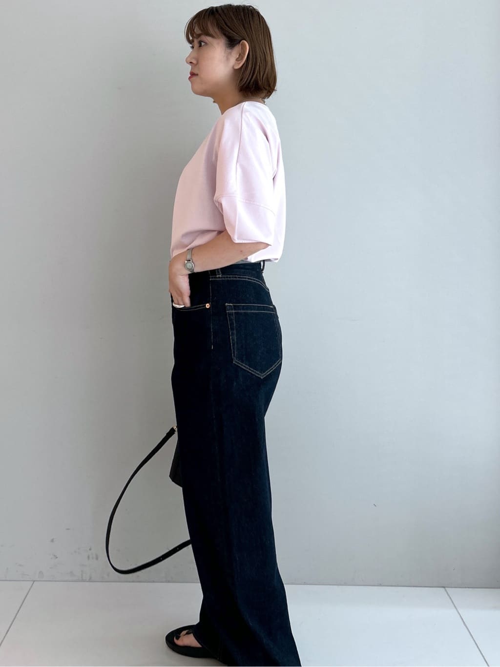 Hirokaさんの「Dessin｜【二の腕カバー／UVカット】ランタンスリーブカットソー」を使ったコーディネート