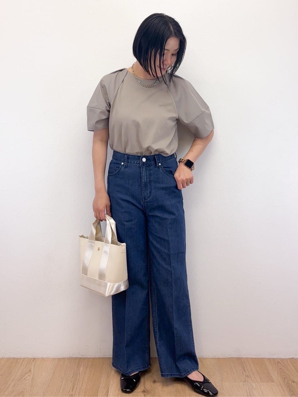 Takeさんの「OPAQUE.CLIP｜【定番/6color】名品フラットバレエシューズ」を使ったコーディネート
