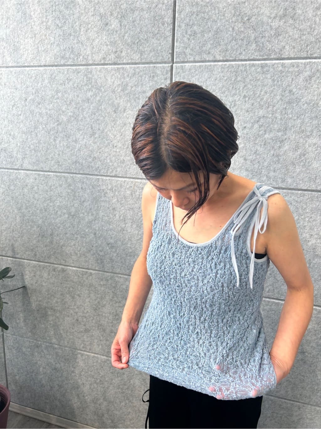 yukoさんの「CODE A｜ribbon easy pants」を使ったコーディネート