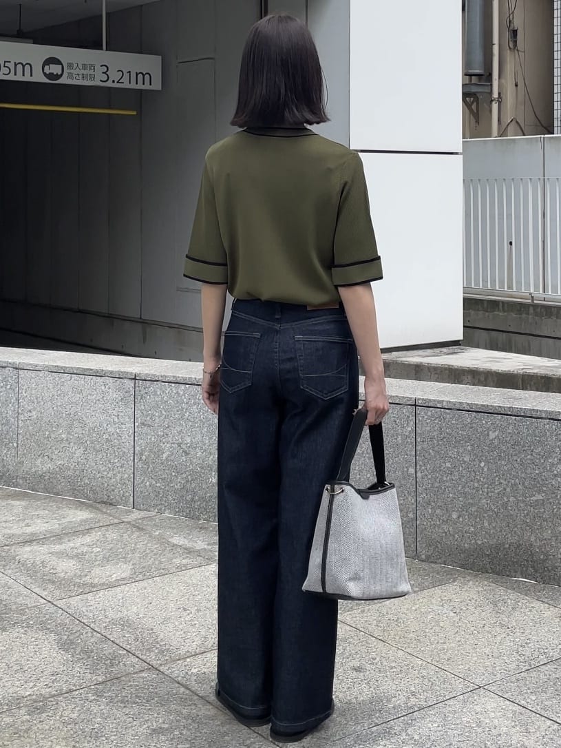 NATSUMIさんの「grove｜【SOMETHING&times;grove別注】LISAWIDE DENIM PANTS」を使ったコーディネート