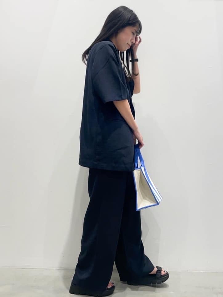 ＷＡさんの「grove｜軽やかに羽織れて、きちんと見え ハーフスリーブテーラードジャケット」を使ったコーディネート