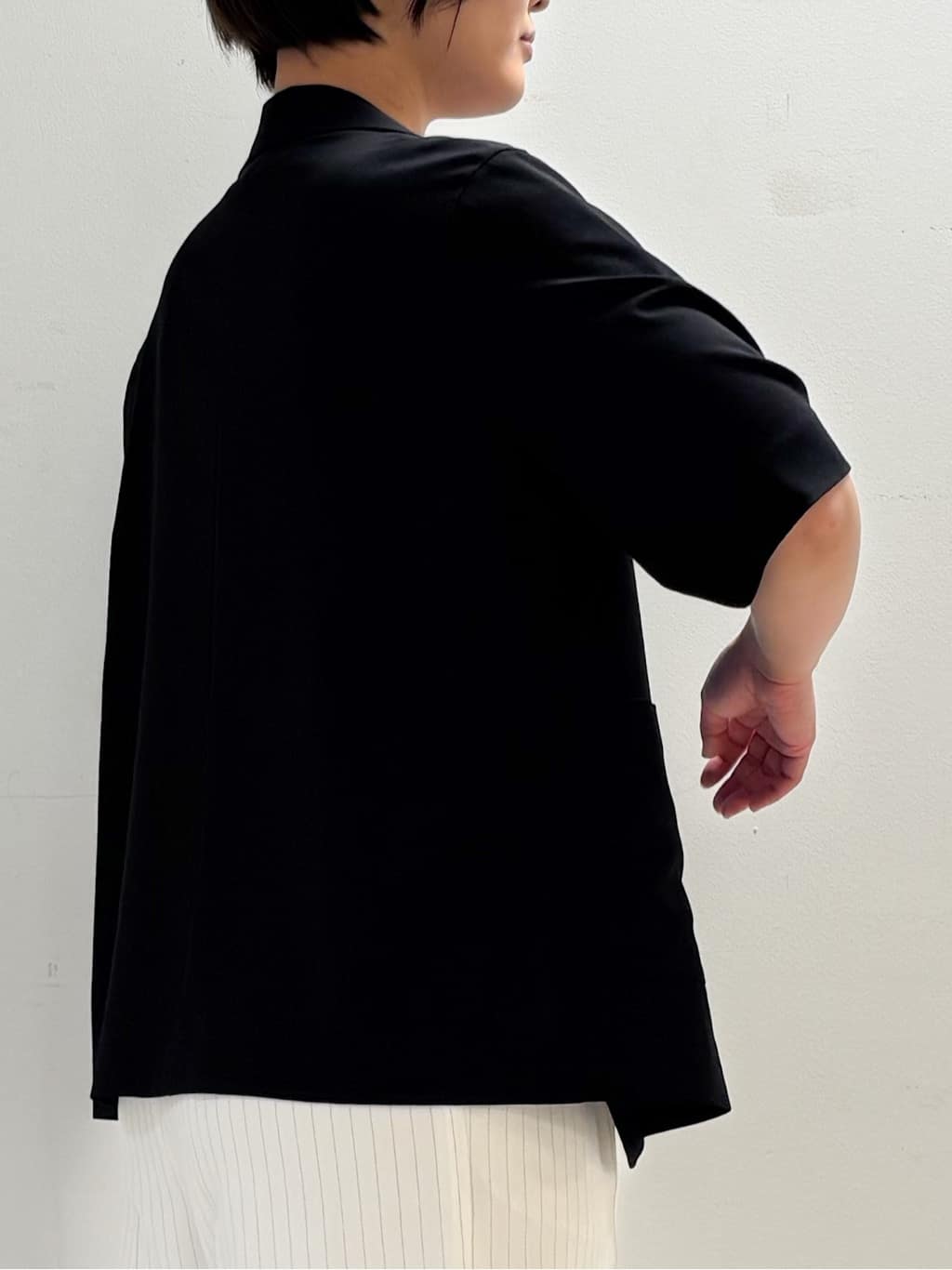 yasukoさんの「COUP DE CHANCE｜【手洗い可／日本製】五分袖ジャケット」を使ったコーディネート