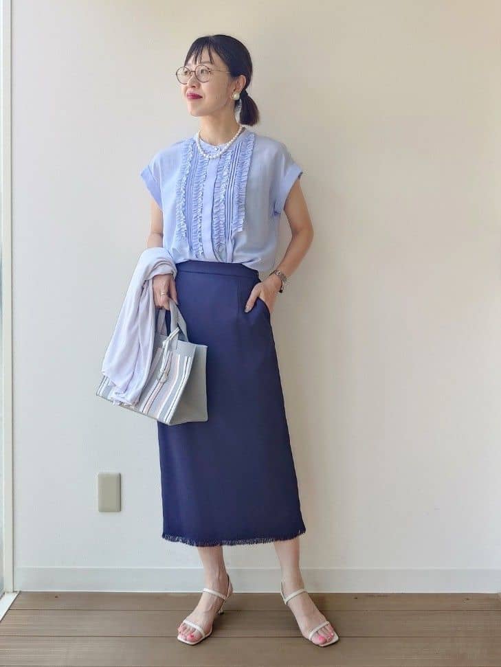 MUTSUKOさんの「UNTITLED｜【セレモニー】淡水パールショートネック」を使ったコーディネート