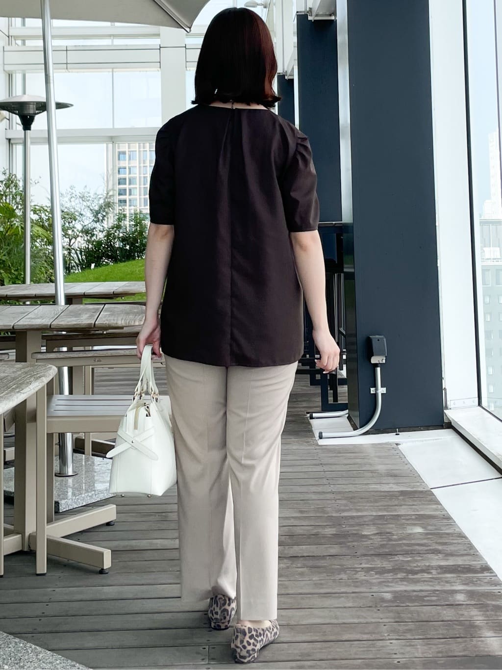 yukariさんの「Reflect｜【すっきり見え！長め丈】ピンタックデザインチュニックブラウス」を使ったコーディネート