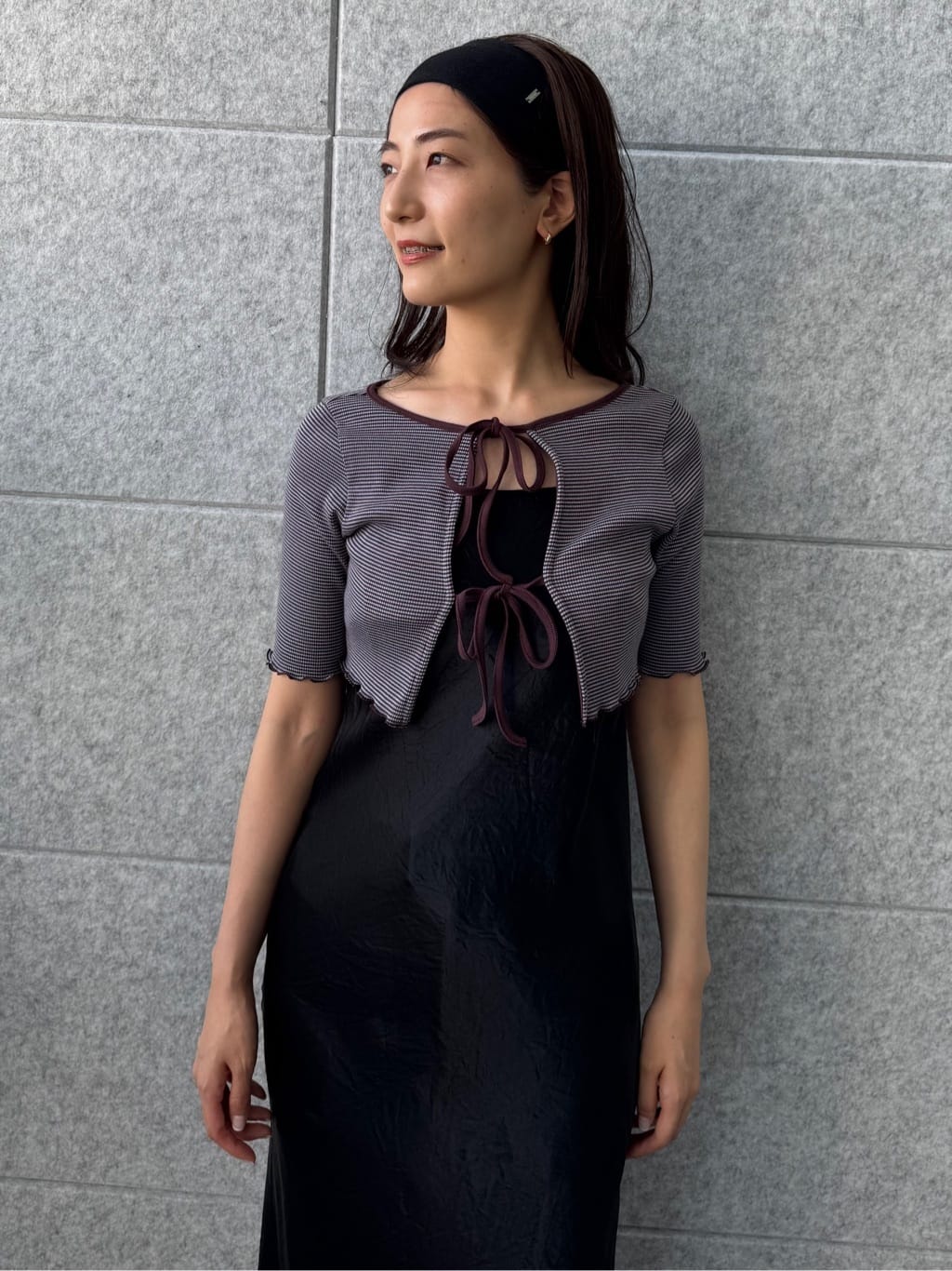 uchi__yamaさんの「CODE A｜heyep｜Silk Hair Band」を使ったコーディネート