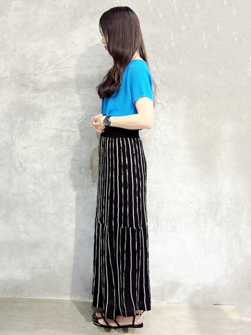 misaさんの「THE SHOP TK｜【6色展開】さらさらフレンチニット【毛玉になりにくい/洗濯機OK】」を使ったコーディネート