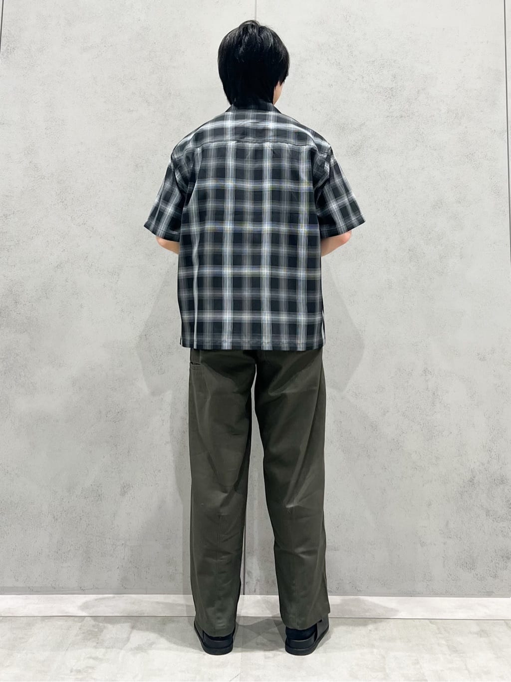 SHI-MAさんの「THE SHOP TK｜オンブレチェック半袖シャツ 洗濯機OK」を使ったコーディネート