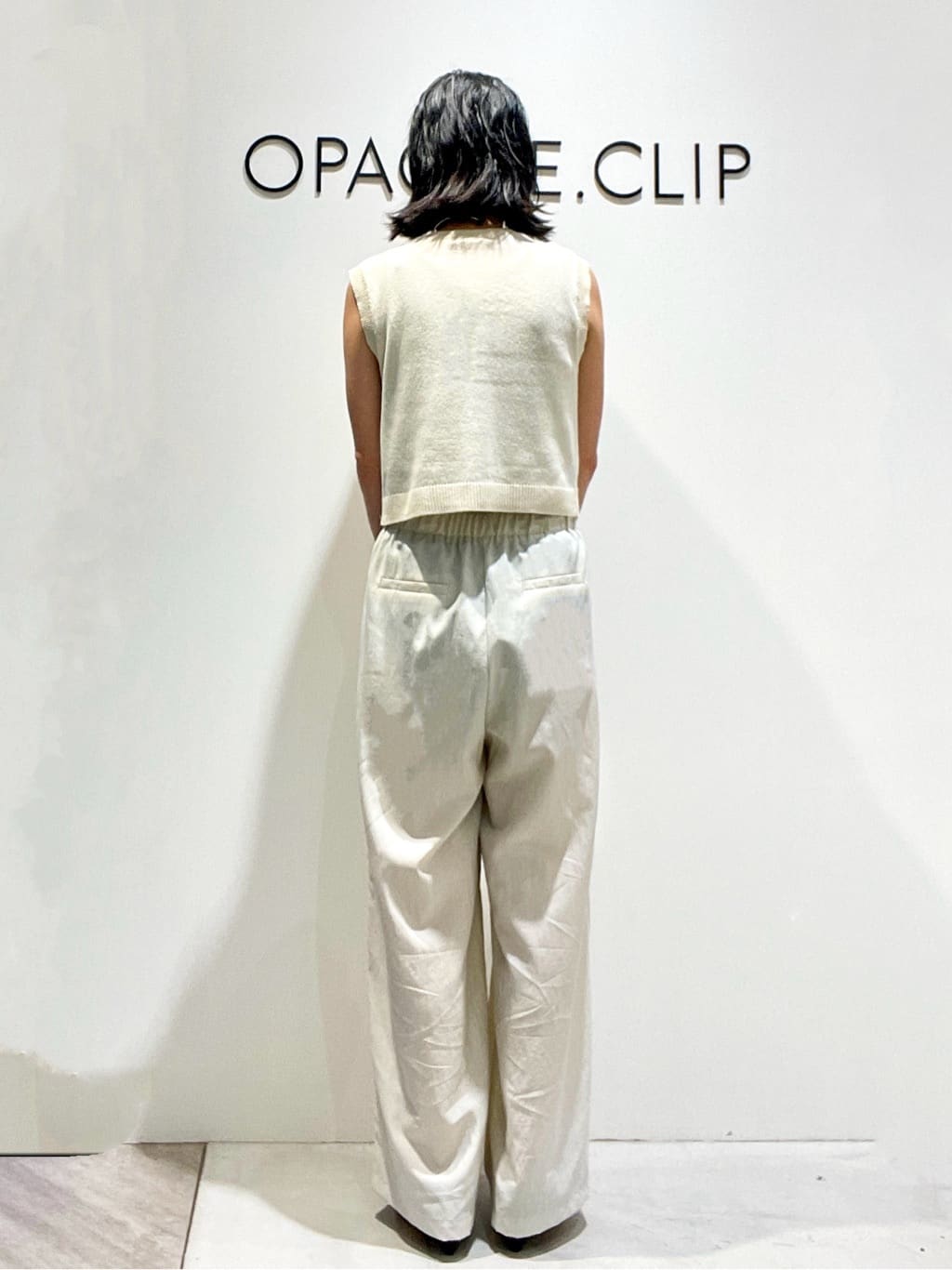 あいさんの「OPAQUE.CLIP｜ダブルポケットニット【洗濯機洗い可】」を使ったコーディネート