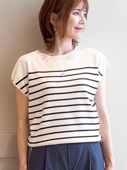 yamakoさんの「grove｜【冷感】サマーハイパーストレッチテーパードパンツ」を使ったコーディネート