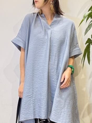 misakiさんの「SHOO･LA･RUE｜【洗濯機可/柄が選べる】さらさら楽ちん プリーツ ワイドパンツ」を使ったコーディネート