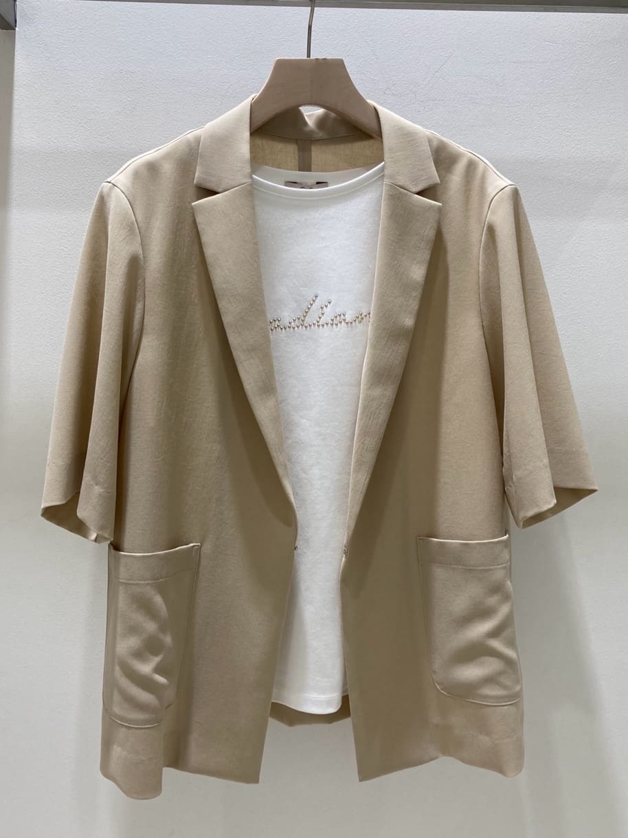 Suzuさんの「COUP DE CHANCE｜【手洗い可／日本製】小紋柄ワイドパンツ」を使ったコーディネート