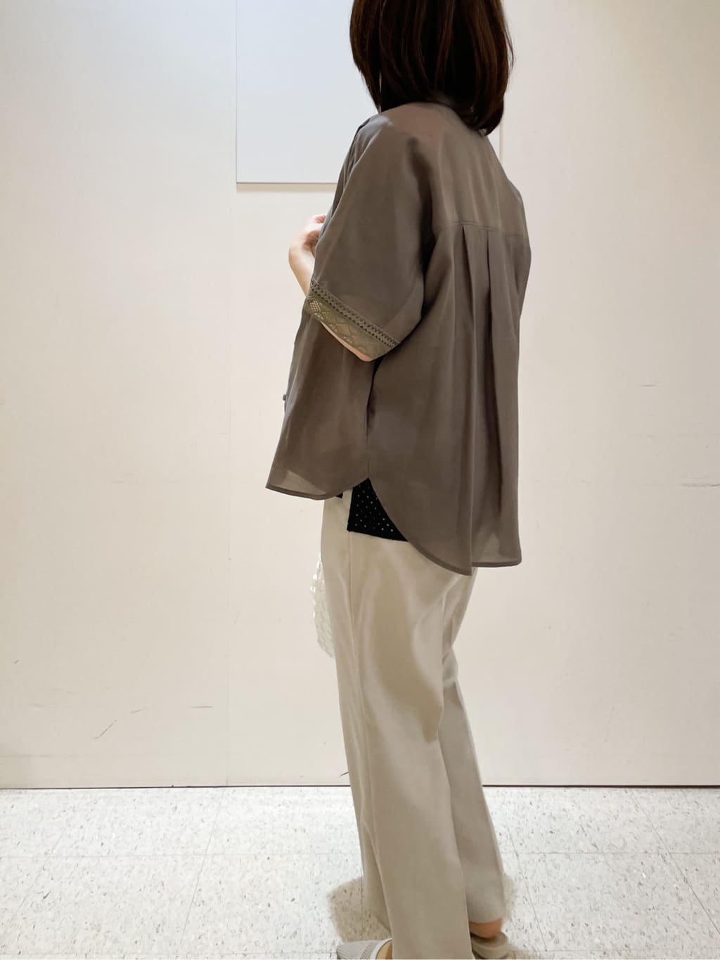 めいさんの「Reflect｜【マシンウォッシュ可】リネンライクフレアパンツ」を使ったコーディネート