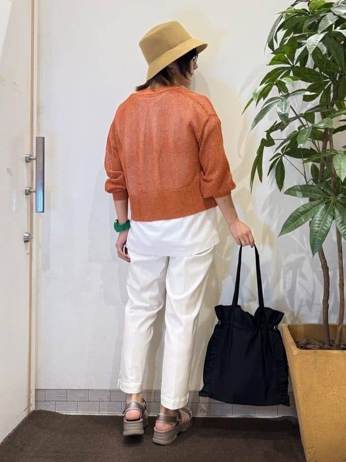 misakiさんの「SHOO･LA･RUE｜キラッと光るラメとスパンコールが印象的 メッシュカーディガン」を使ったコーディネート