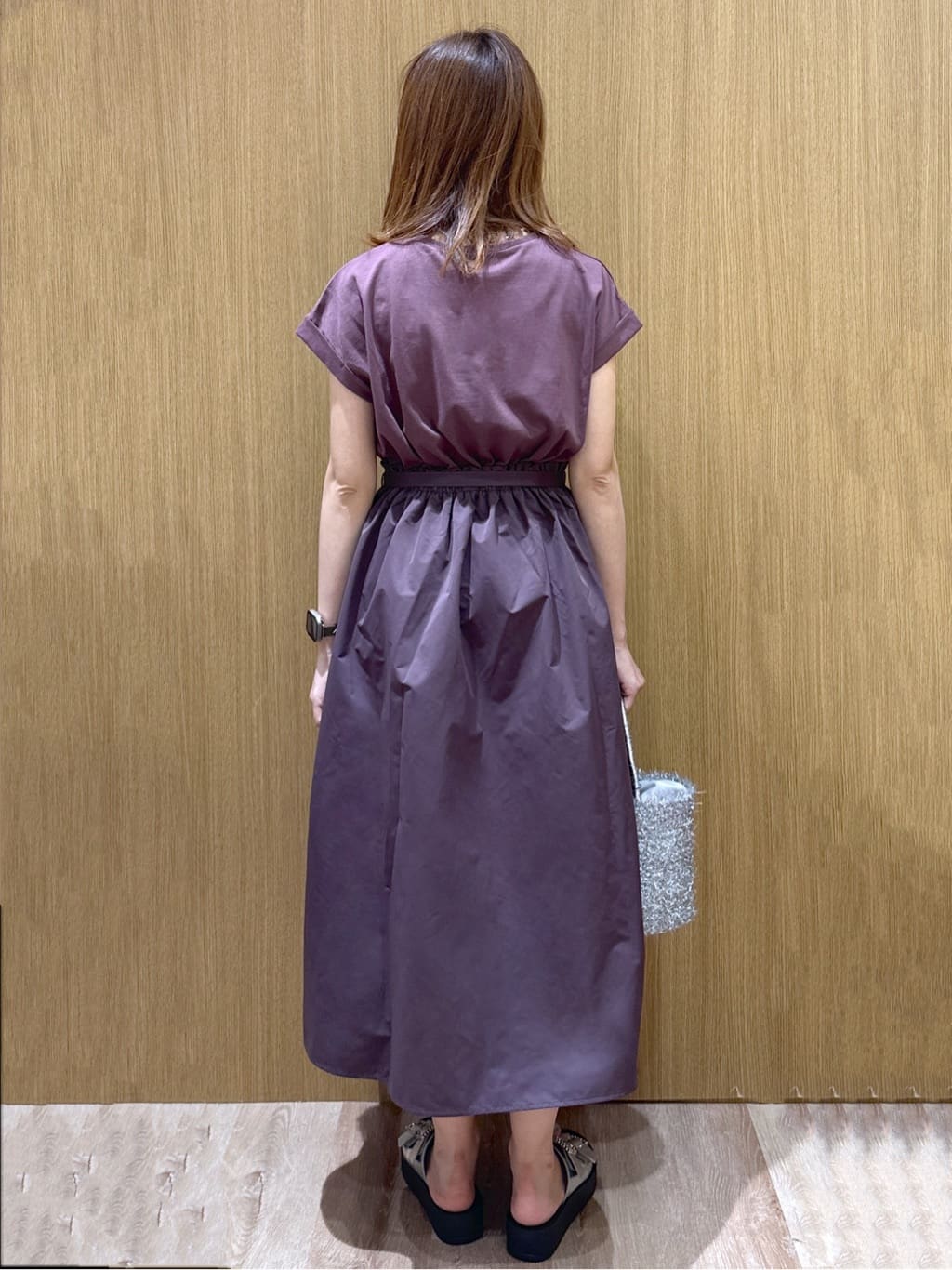 yukaさんの「OPAQUE.CLIP｜◆ガラスビーズネックレス」を使ったコーディネート
