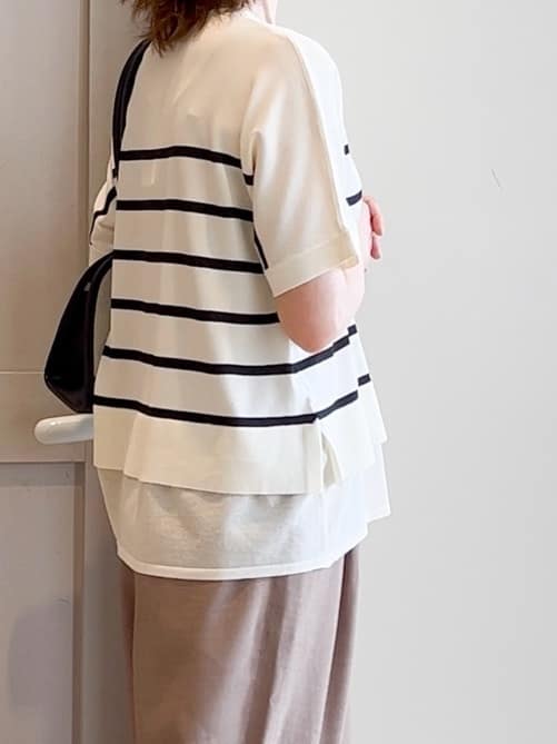 yamakoさんの「grove｜ロープベルトで差がつく 洗練リラックスパンツ」を使ったコーディネート