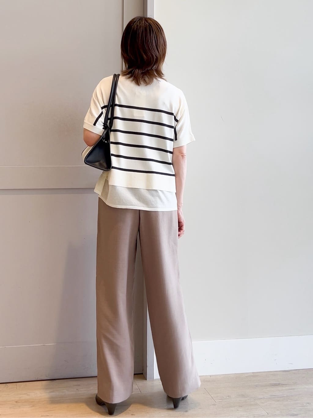 yamakoさんの「grove｜ロープベルトで差がつく 洗練リラックスパンツ」を使ったコーディネート