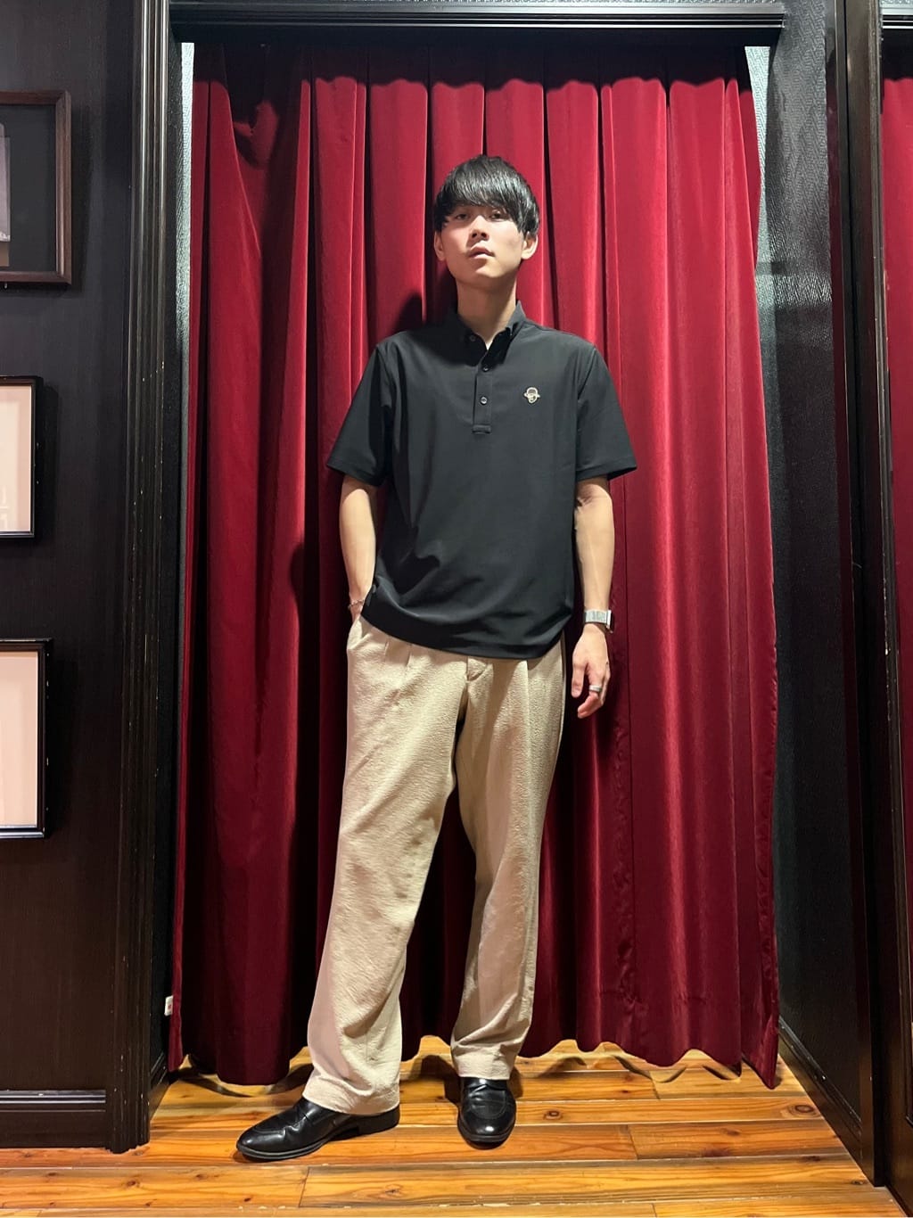 うっちーさんの「TAKEO KIKUCHI｜【COOL CITY WEAR】エアートール ポロシャツ /接触冷感・通気性」を使ったコーディネート