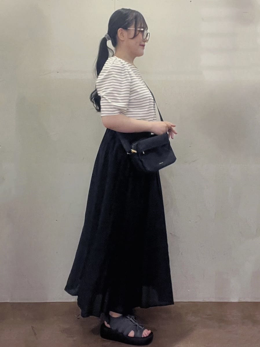 Hitomiさんの「index｜《7色展開／XS-LLサイズ》多機能タックスリーブトップス【汗ジミ防止／吸水速乾／接触冷感／UVケア」を使ったコーディネート