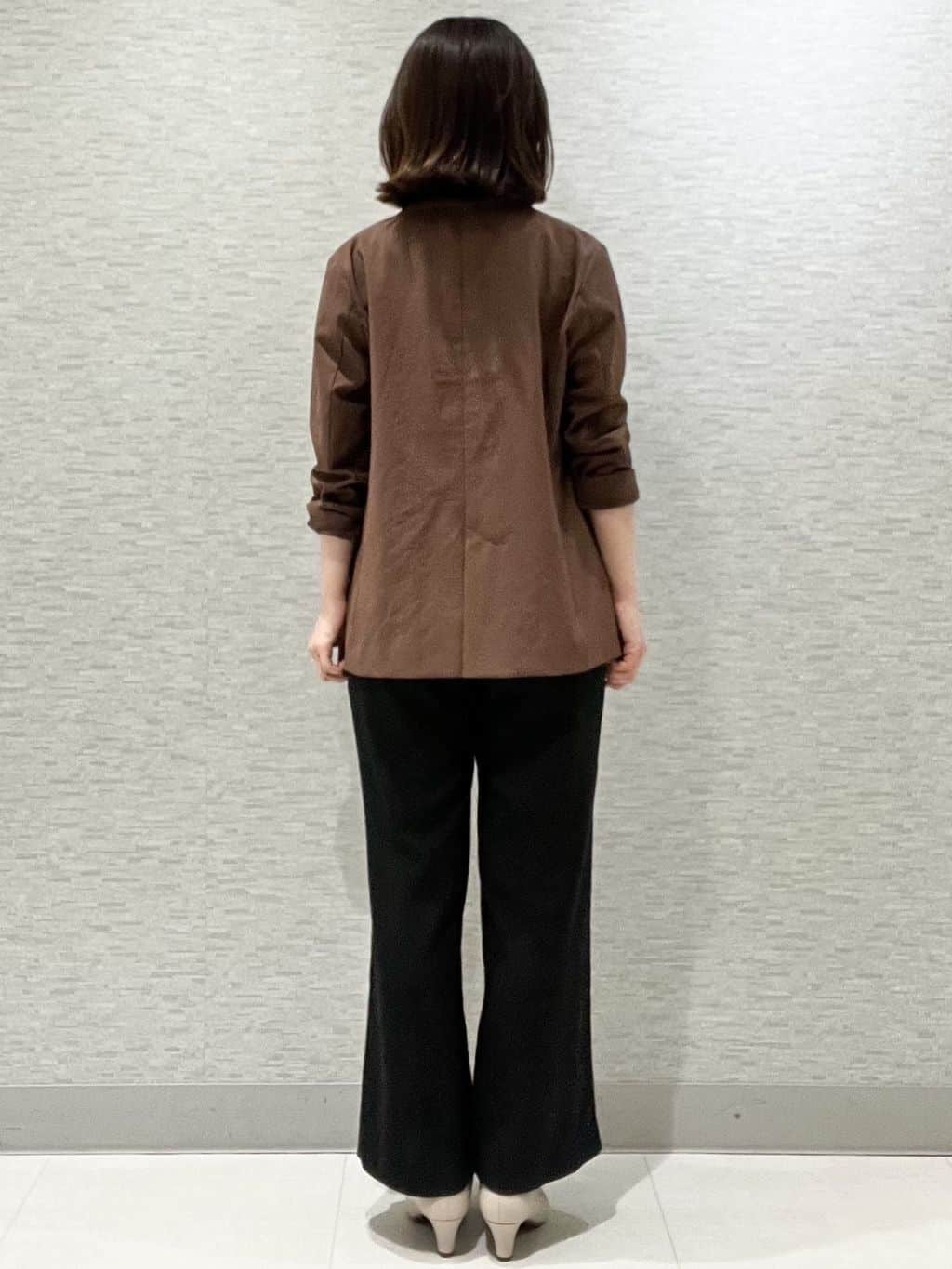 marikoさんの「Reflect｜【選べる5色◎／マシンウォッシュ可】シャーリングデザインブラウス」を使ったコーディネート