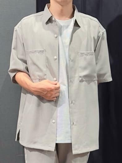 tomoyaさんの「THE SHOP TK｜パーフェクテックボーダー 半袖Tシャツ 吸水速乾／洗濯機OK」を使ったコーディネート
