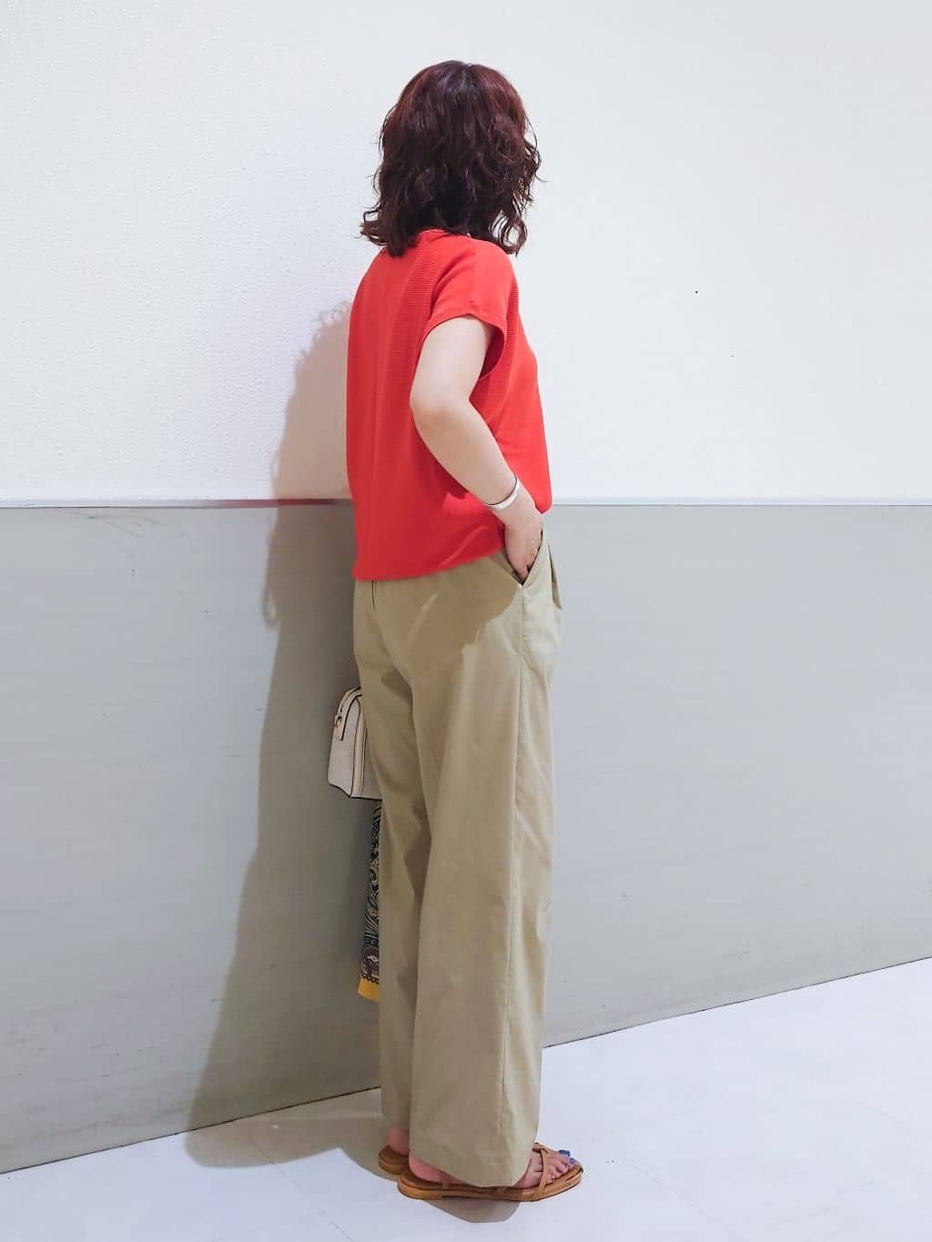 maruさんの「THE SHOP TK｜【6色展開】さらさらフレンチニット【毛玉になりにくい/洗濯機OK】」を使ったコーディネート