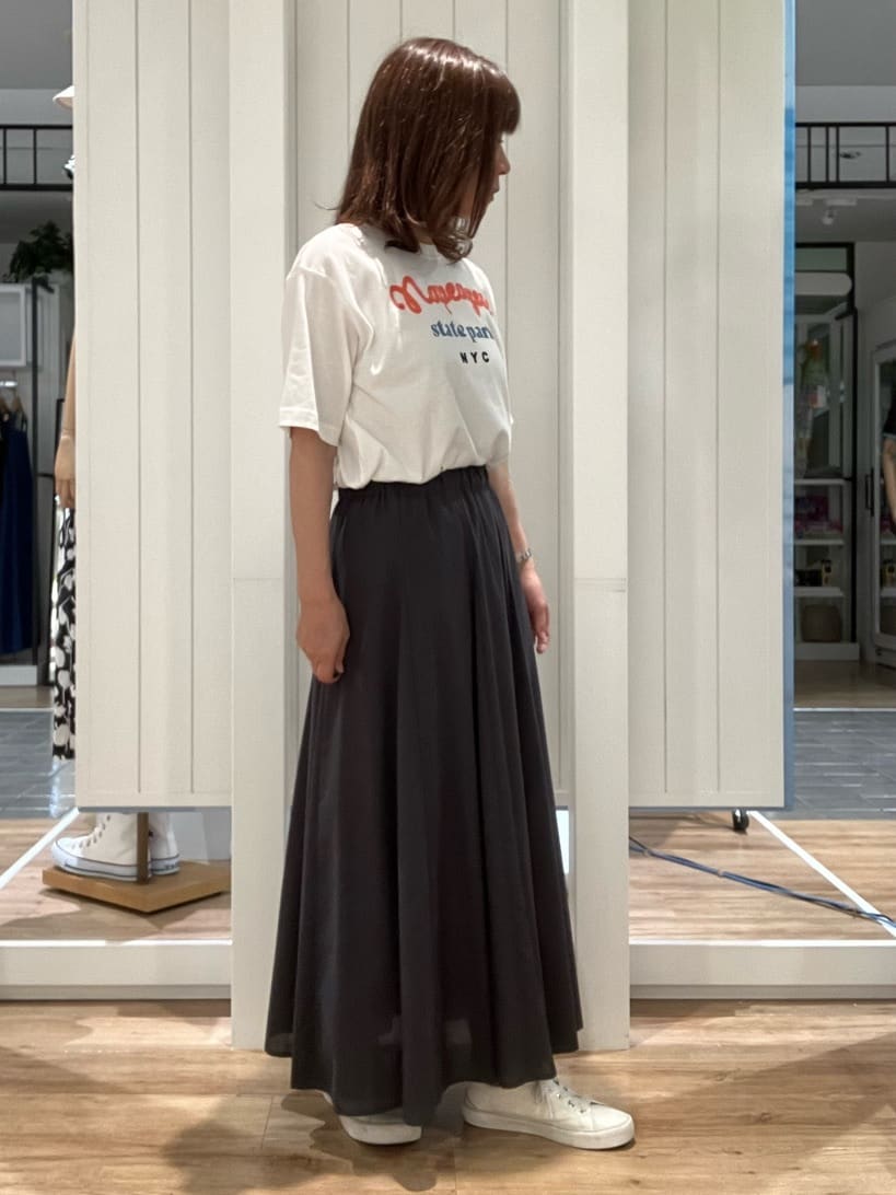 Fujitaさんの「Dessin｜【洗える】オーガニックコットンロゴTシャツ」を使ったコーディネート
