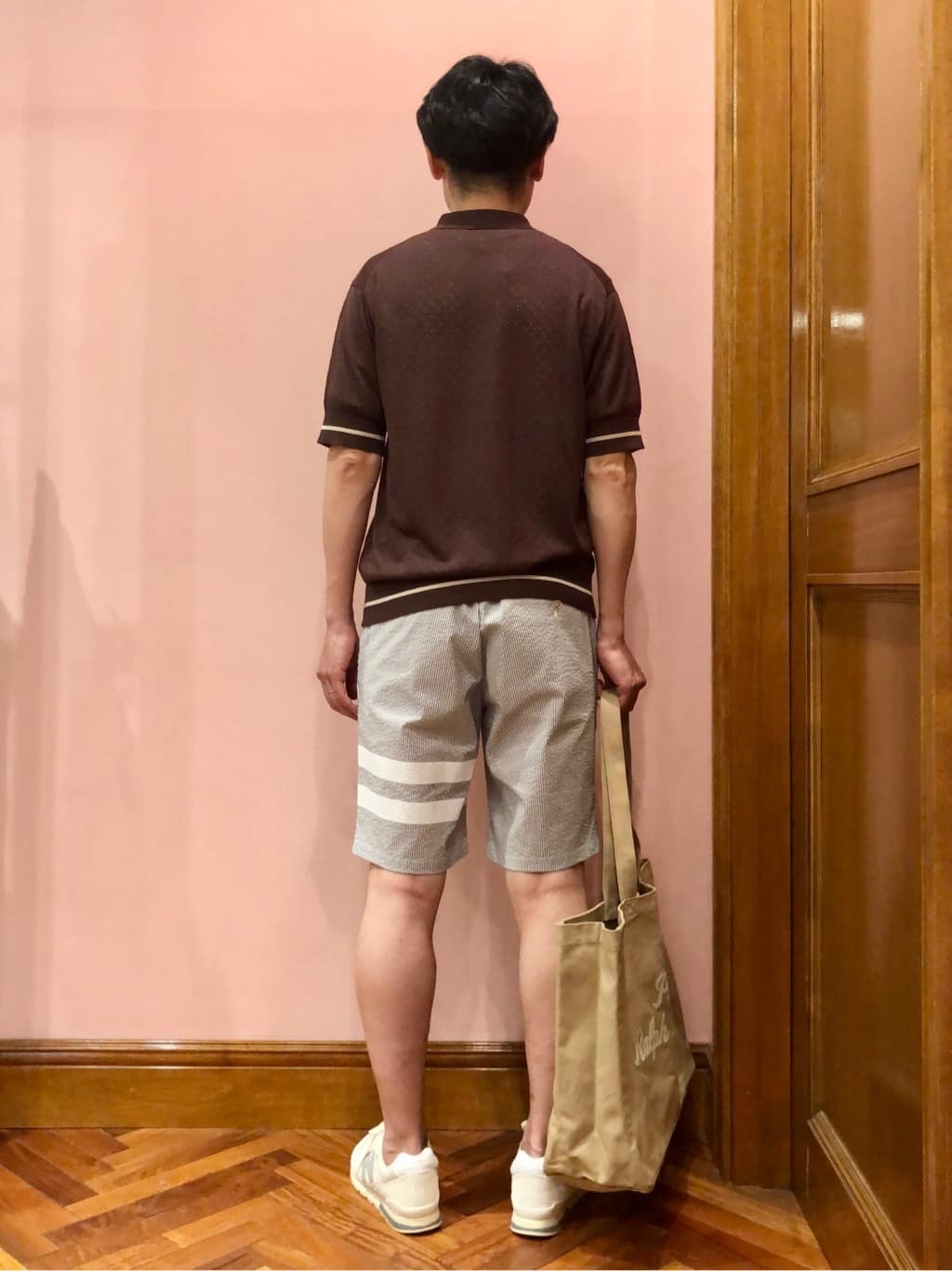 OKJさんの「DRESSTERIOR｜レースジャカード ニットポロ」を使ったコーディネート