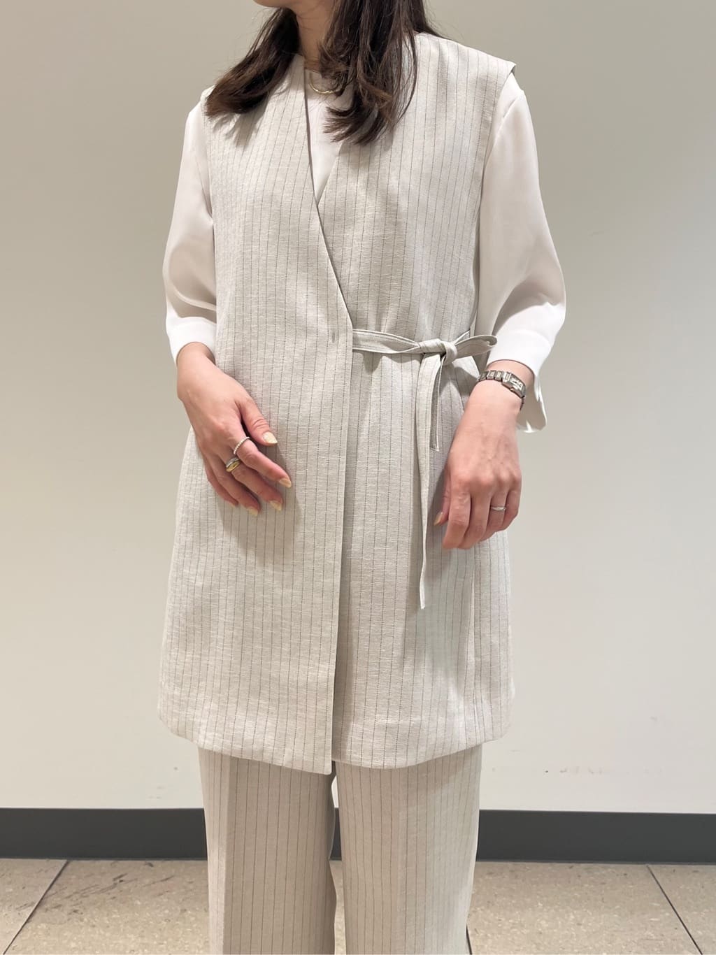 shokoさんの「INDIVI｜ラウンドショートネックレス」を使ったコーディネート