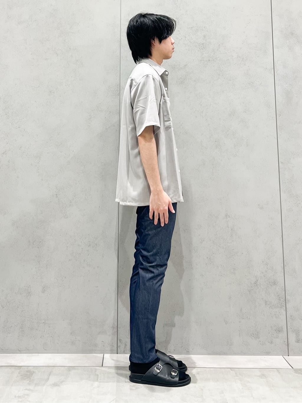 SHI-MAさんの「THE SHOP TK｜パーフェクテックリンクス半袖Tシャツ 【接触冷感／吸水速乾／UVカット／洗濯機OK】」を使ったコーディネート