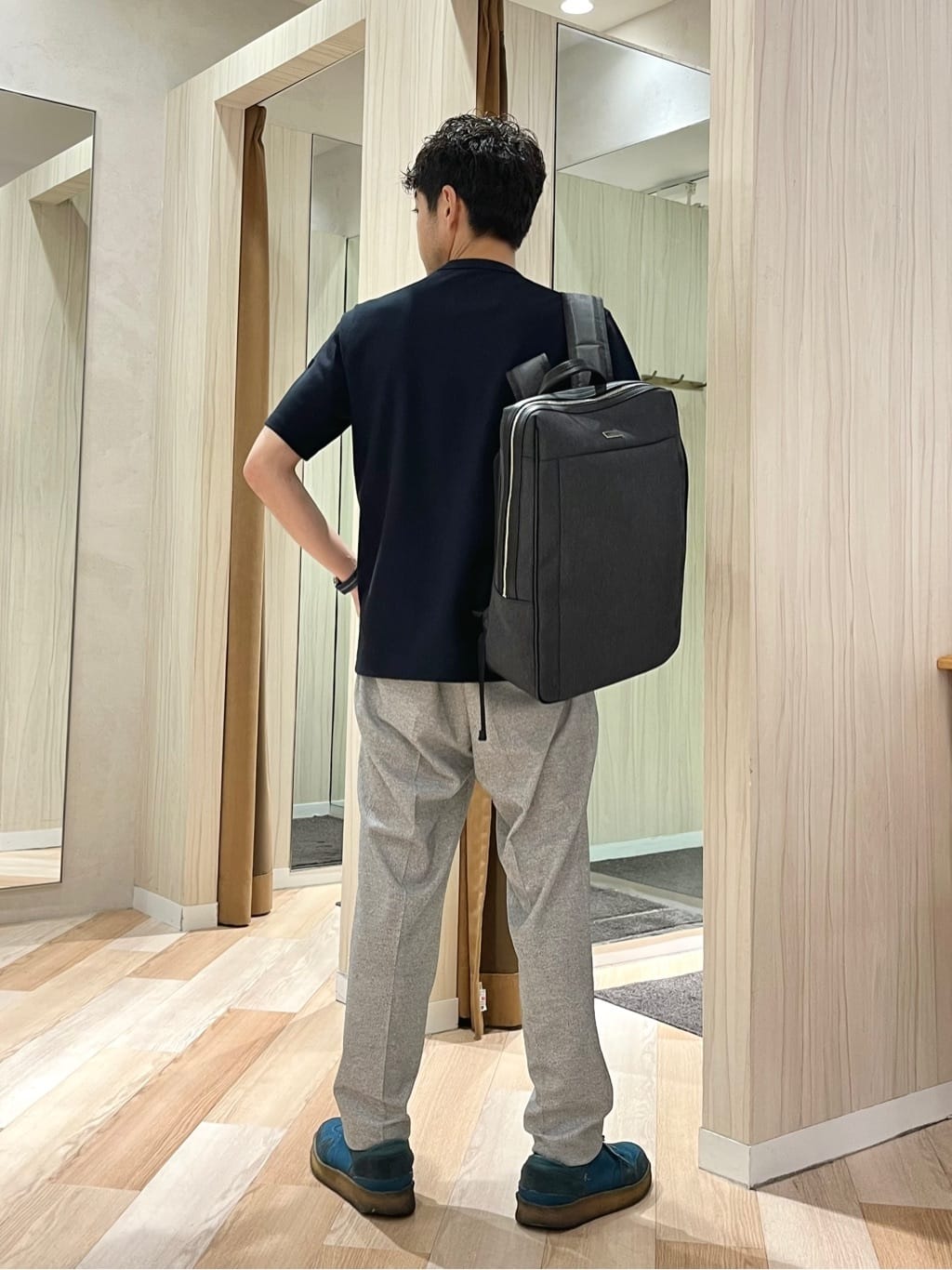 URAさんの「TAKEO KIKUCHI｜【Made in JAPAN】タオルハンカチ」を使ったコーディネート