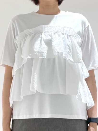 Yukinkoさんの「OPAQUE.CLIP｜麻混ハイストレッチイージースティックパンツ【洗濯機洗い可】」を使ったコーディネート